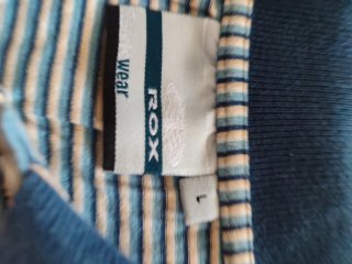 Camiseta Tenis / Pádel Rayas Azul