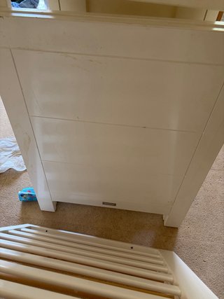 Cuna Bopita Blanca 70x140