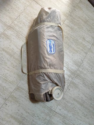 Cuna de viaje Asalvo Beige con cambiador