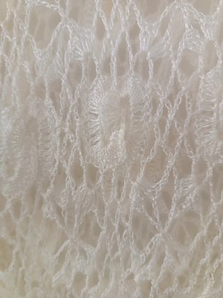 Chaqueta Mango tricot blanca