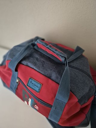 Bolsa Deporte Pepe Jeans London Roja/Gris