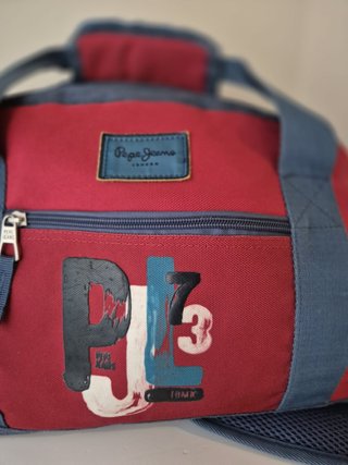 Bolsa Deporte Pepe Jeans London Roja/Gris