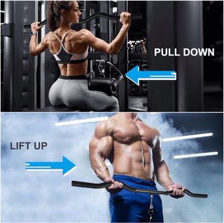 Barra Polea Tríceps Lat Pulldown