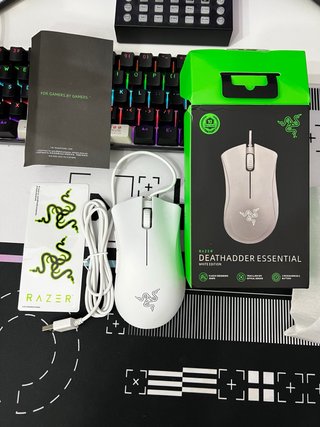 Ratón gaming Razer DeathAdder Essential Blanco
