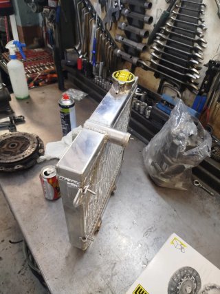 Radiador Aluminio Coche Clásico