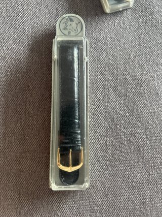 Correa de piel para reloj - Hebilla dorada