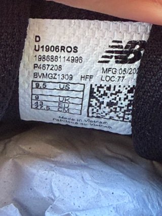 New Balance 1906r Nero/Argento