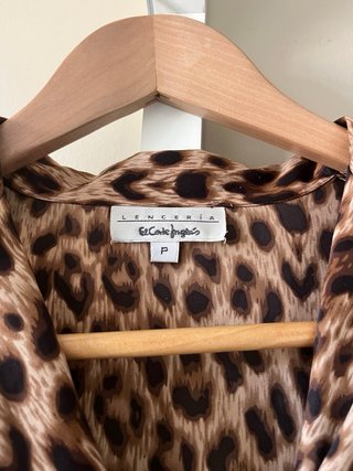 Pijama 2 piezas estampado leopardo