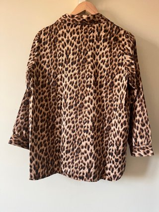 Pijama 2 piezas estampado leopardo