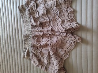 Falda pantalón encaje volantes