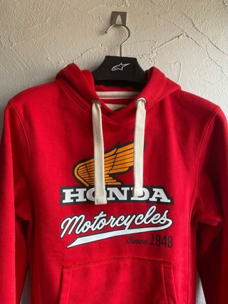 Sudadera Honda Motorcycles con Capucha Roja XS