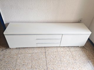 Mueble TV blanco