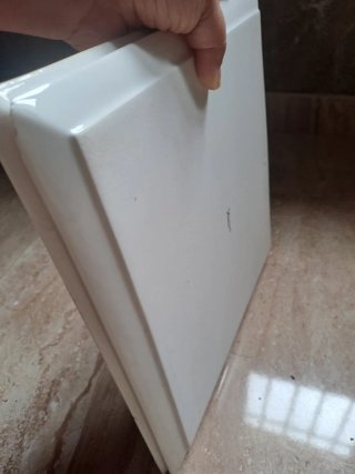 2 Bandejas Cuadradas Porcelana Blanca