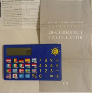 2 Calcolatrici Euro Convertitore