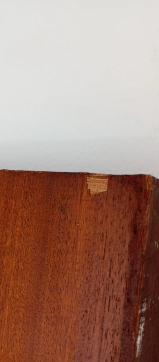 Puerta madera acristalada