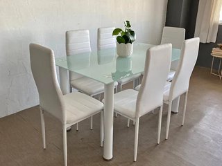 Nuevo set de comedor blanco en LIQUIDACION!!
