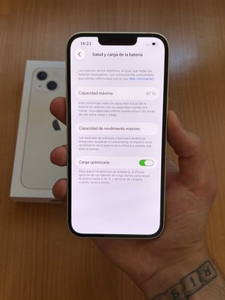 iPhone 13 Bianco 87% Batteria