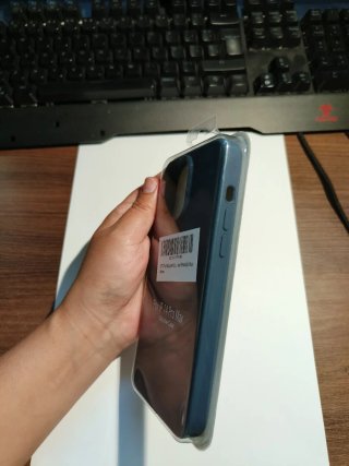Cover in silicone per iPhone 14 Pro Max, blu