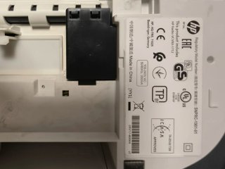 Impresora HP Blanca y Azul