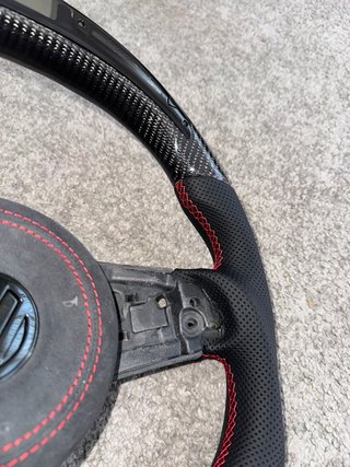 Volante Volkswagen Golf LED Carbono