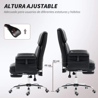Silla Oficina Masaje y Reposapiés