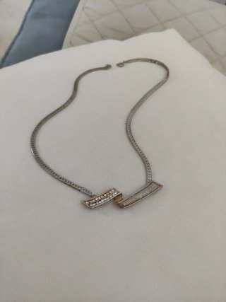 Girocollo vintage anni 60 con ciondolo a nastro
