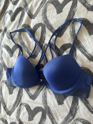 Sujetador push up Calvin Klein azul