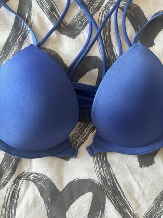 Sujetador push up Calvin Klein azul