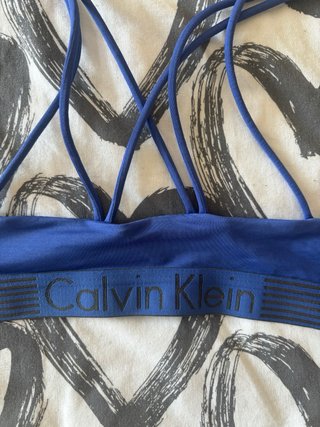 Sujetador push up Calvin Klein azul
