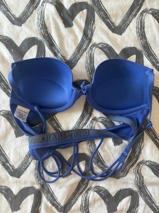 Sujetador push up Calvin Klein azul