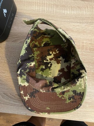 Gorra camuflaje ejército italiano
