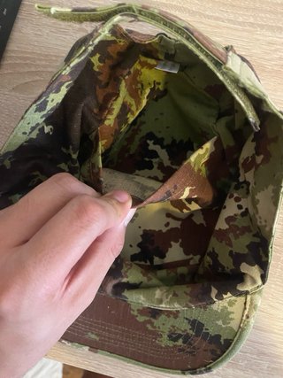 Gorra camuflaje ejército italiano