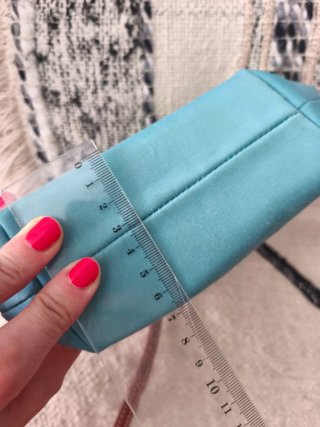 Bolso capote mini Mira la Marela azul/marrón