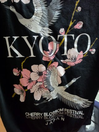 Sudadera Larga Negra con JAPAN