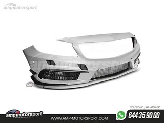 PARAGOLPES DELANTERO PARA MERCEDES CLASE A W176 LOOK AMG CON PDC/SRA