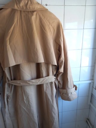 Gabardina Beige Zara Talla L Cinturón