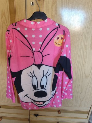 Camisa Minnie Mouse Lunares Rosa Talla M