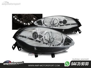 FAROS DELANTEROS LUZ DIURNA LED REAL DRL PARA FIAT BRAVO
