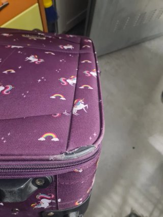 Maleta 10/15 kg Morada Unicornios