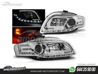 FAROS DELANTEROS LUZ DIURNA TUBE LIGHT PARA AUDI A4 B7 2004-2008