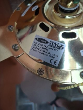 Ventiladores de techo con luz