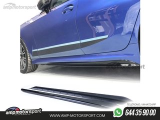 KIT SPOILERS PARA BMW SERIE 3 G20 LOOK PERFORMANCE NEGRO BRILLO