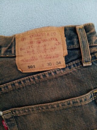 Pantalones Levi's 501 Hombre Marrones