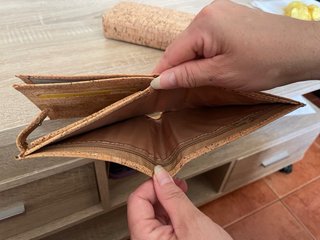 Cartera de corcho sin estrenar
