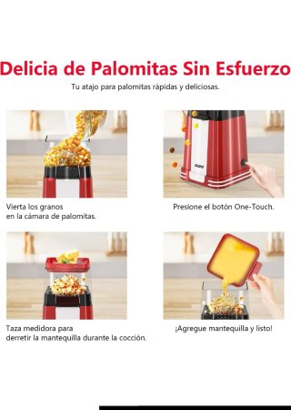 Máquina de Palomitas YASHE Retro 1200W