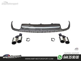 DIFUSOR TRASERO AUDI A6 4G LOOK S6