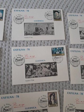 Artículo único.Pruebas Exfilna 78 Picasso Guernica