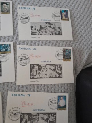 Artículo único.Pruebas Exfilna 78 Picasso Guernica