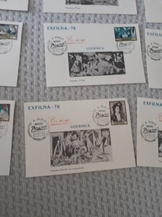 Artículo único.Pruebas Exfilna 78 Picasso Guernica