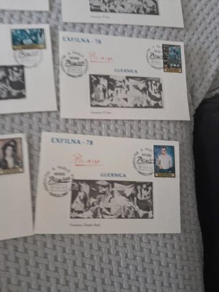 Artículo único.Pruebas Exfilna 78 Picasso Guernica
